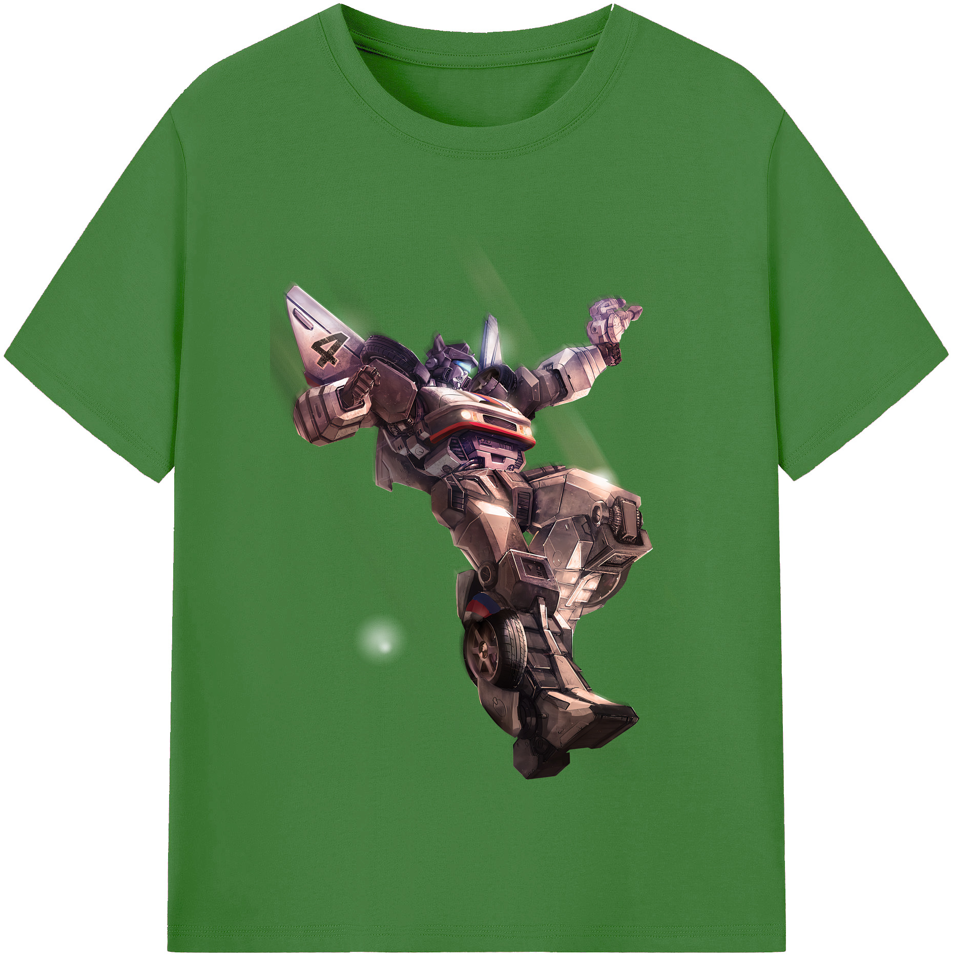 （画像用） Transformers トランスフォーマー レディースカジュアルプリントTシャツ（綿100％）